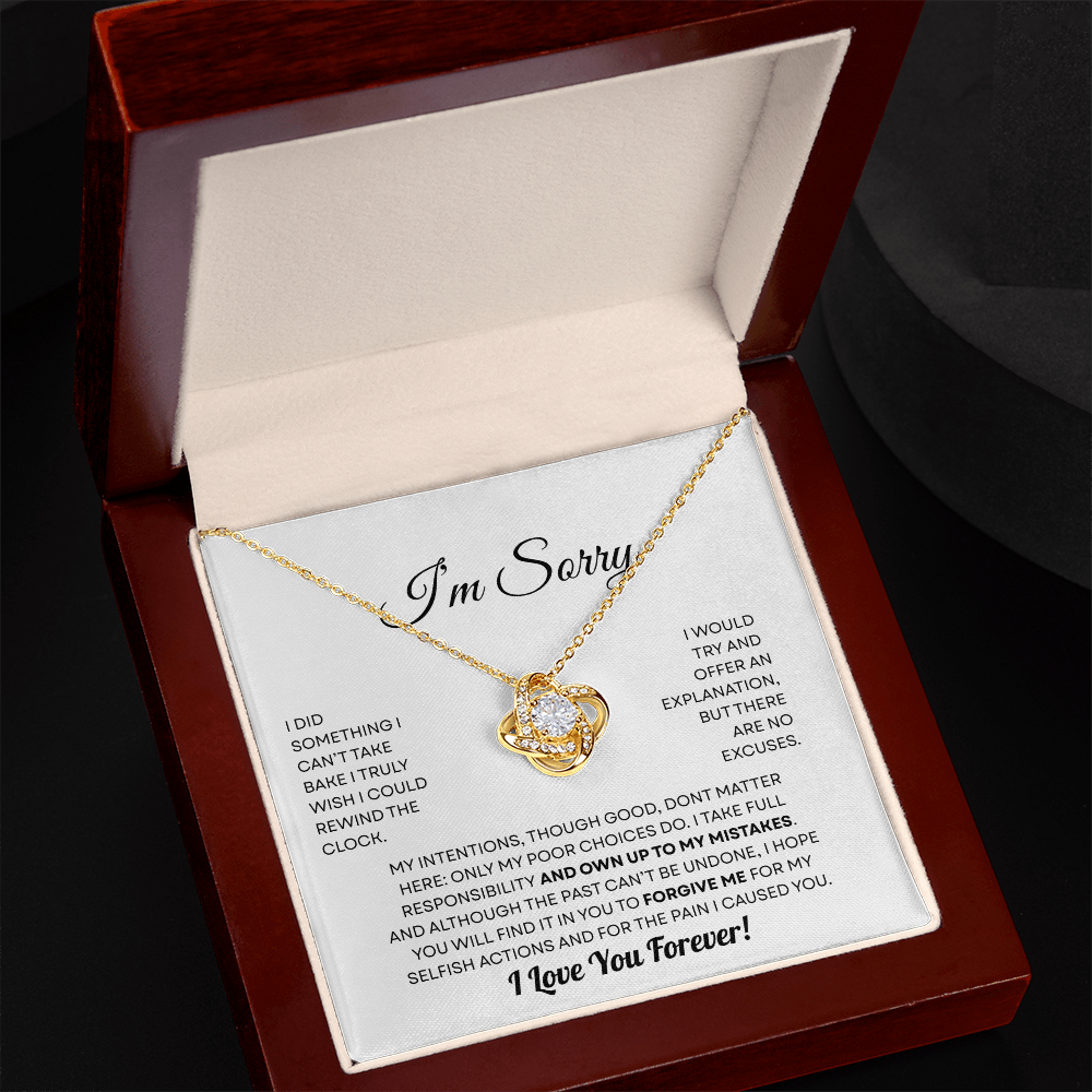 I'm Sorry necklace
