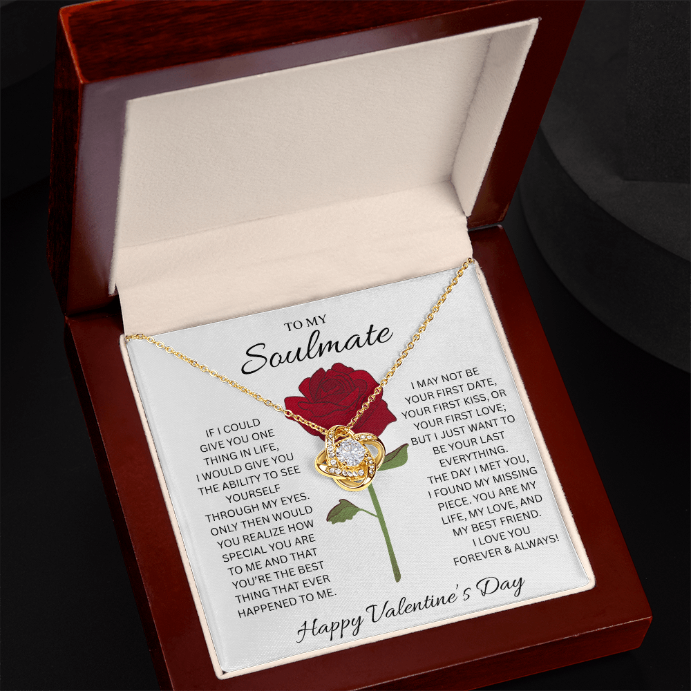 To My Soulmate necklace (Valentines)