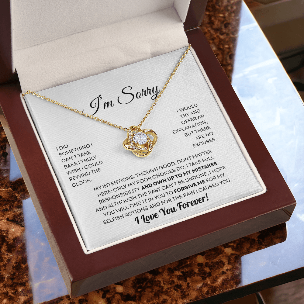I'm Sorry necklace