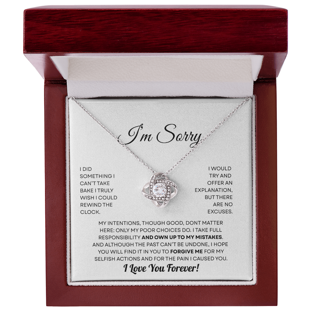 I'm Sorry necklace