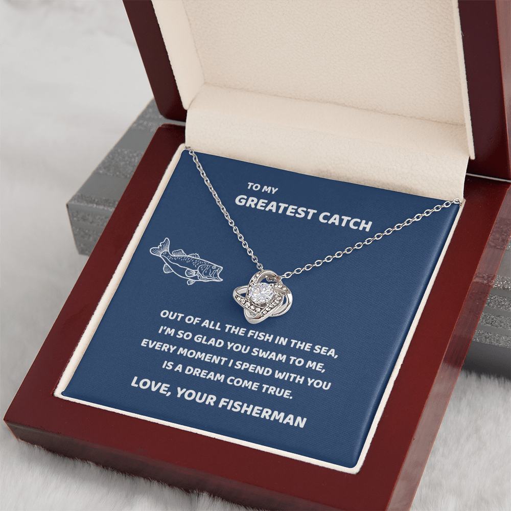 infinity knot necklace
