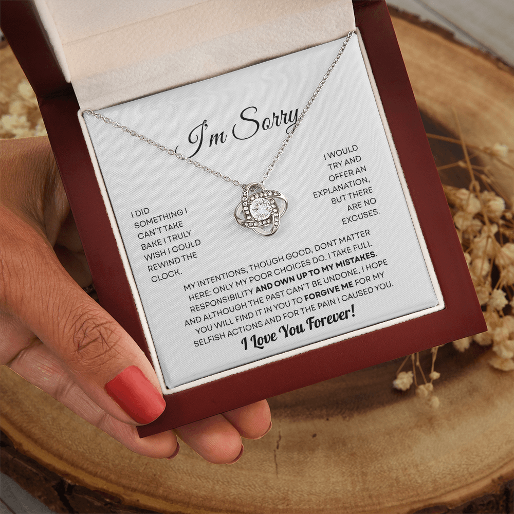 I'm Sorry necklace