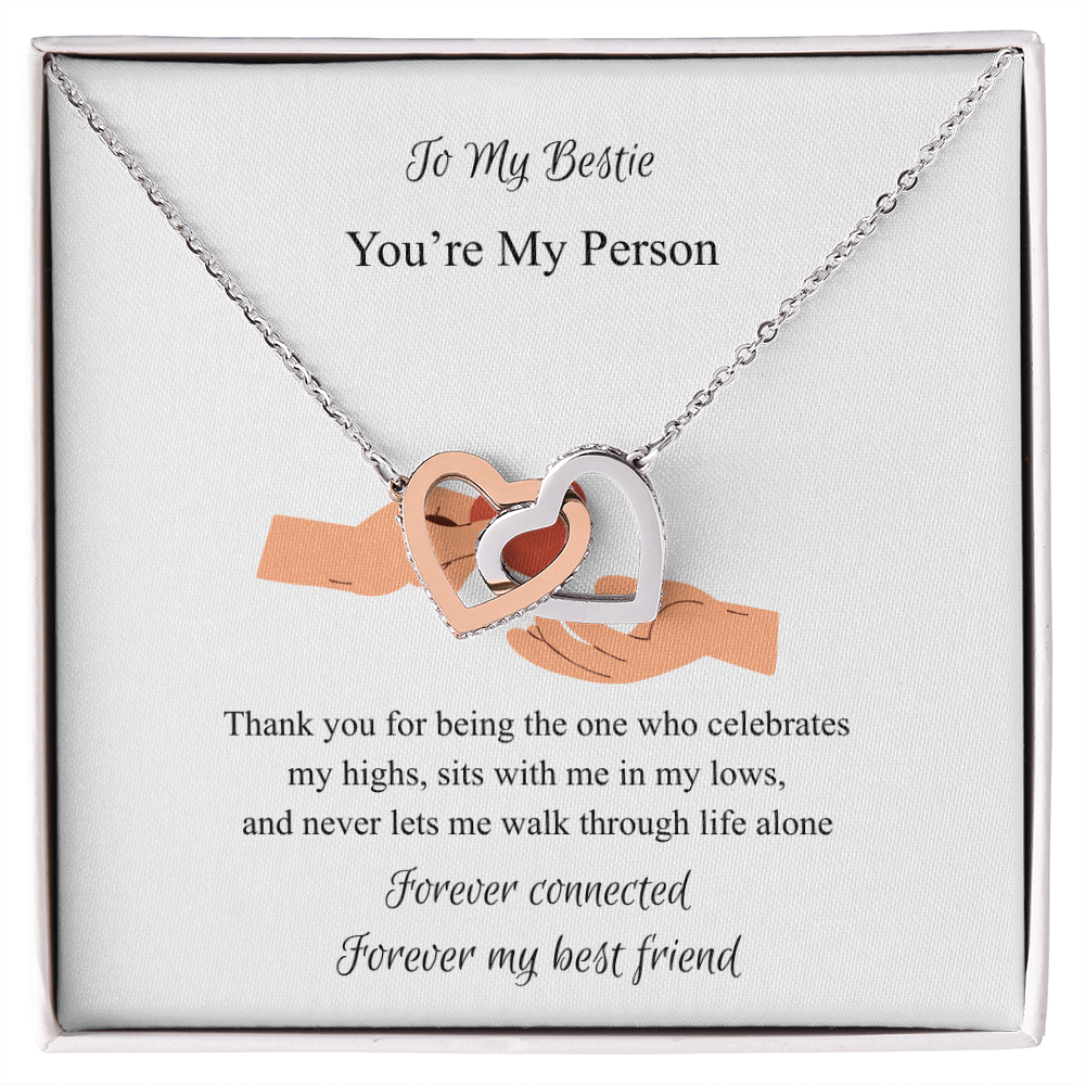 To My Bestie gift necklace