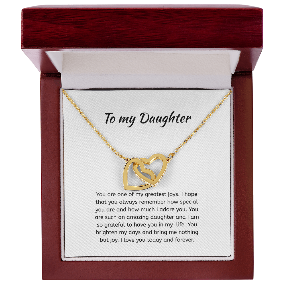 To my daughter Heart Necklace