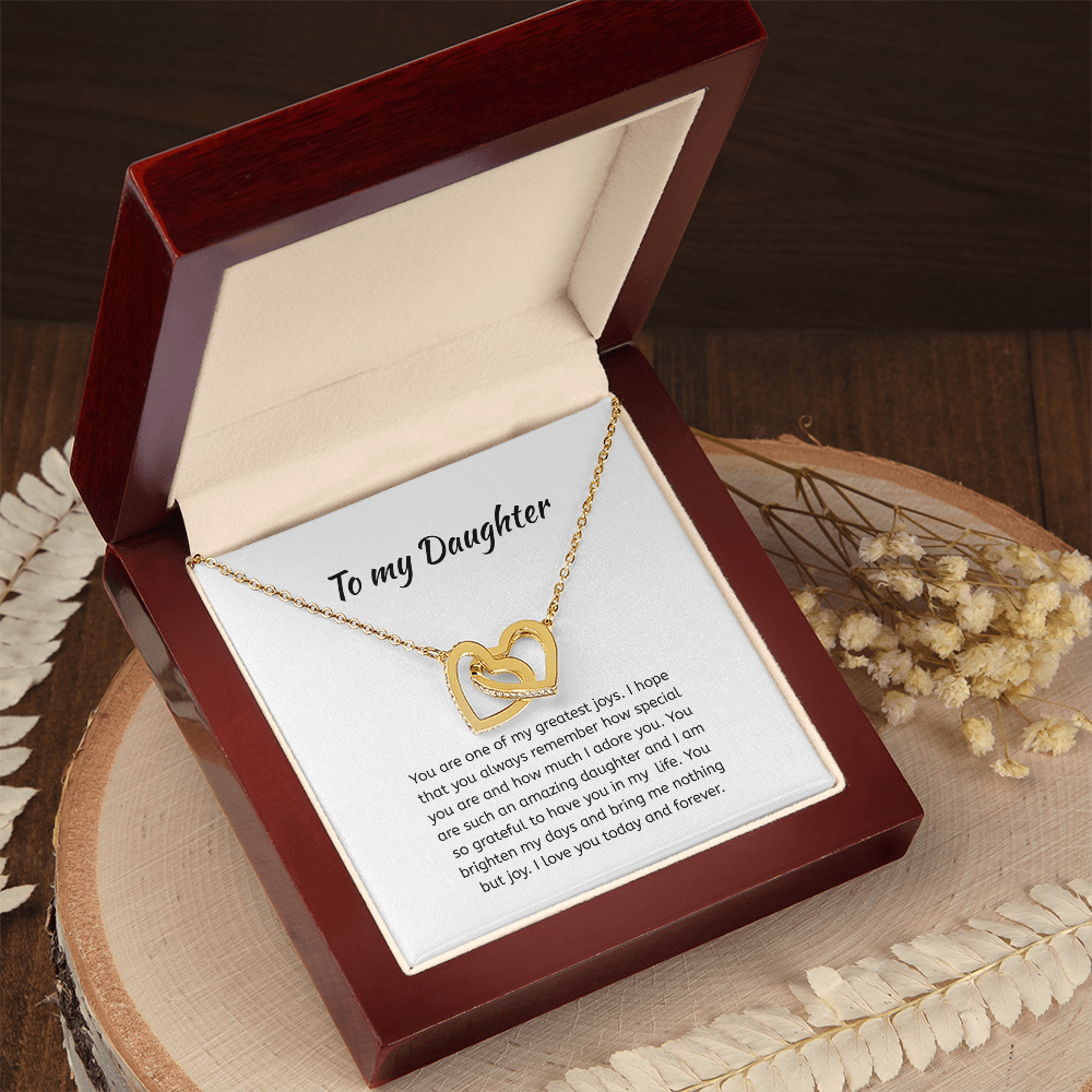 To my daughter Heart Necklace