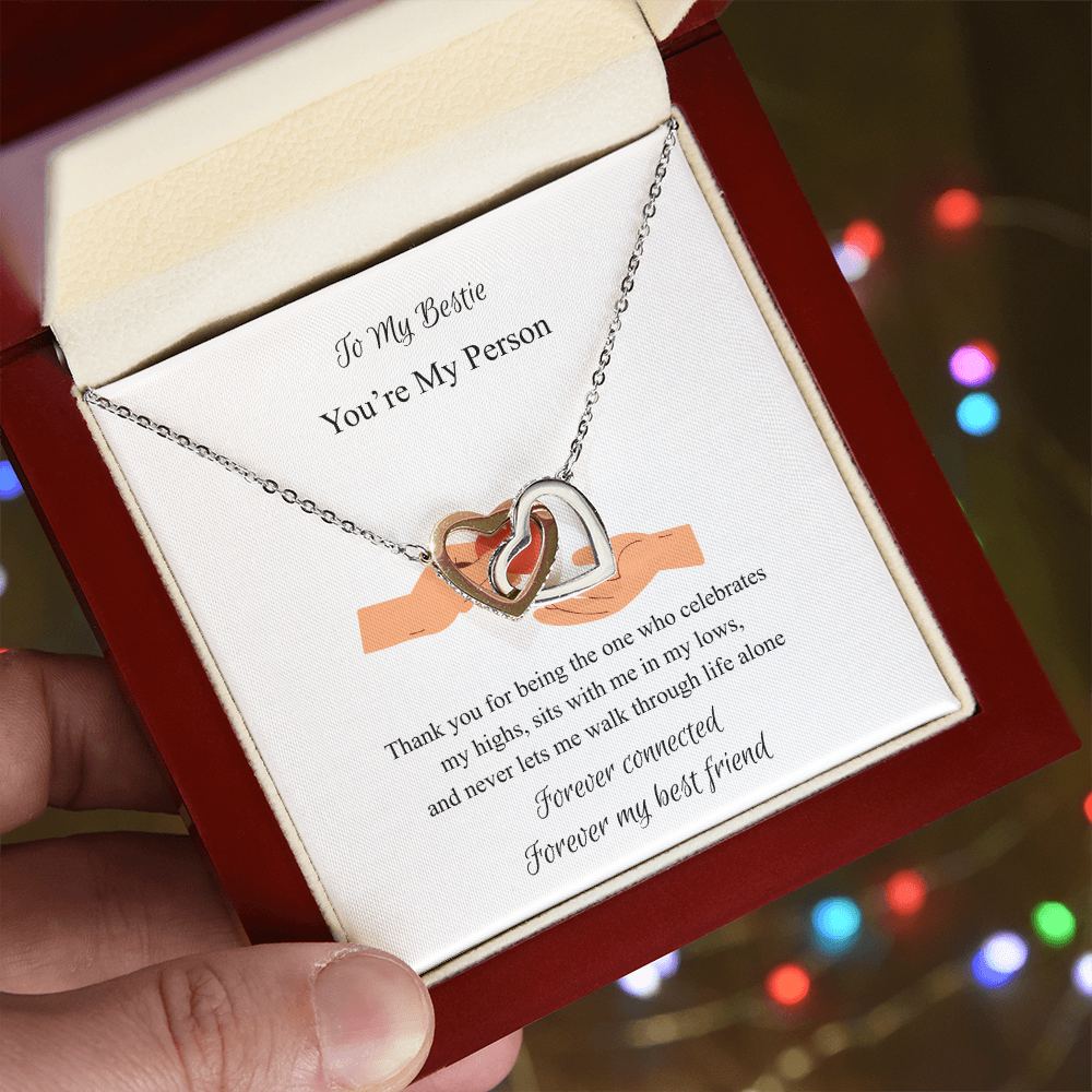 To My Bestie gift necklace
