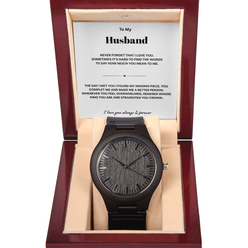Husband Wooden Watch Gift