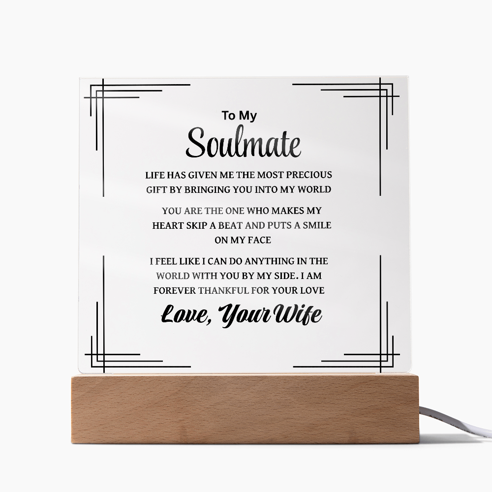 Soulmate Plaque