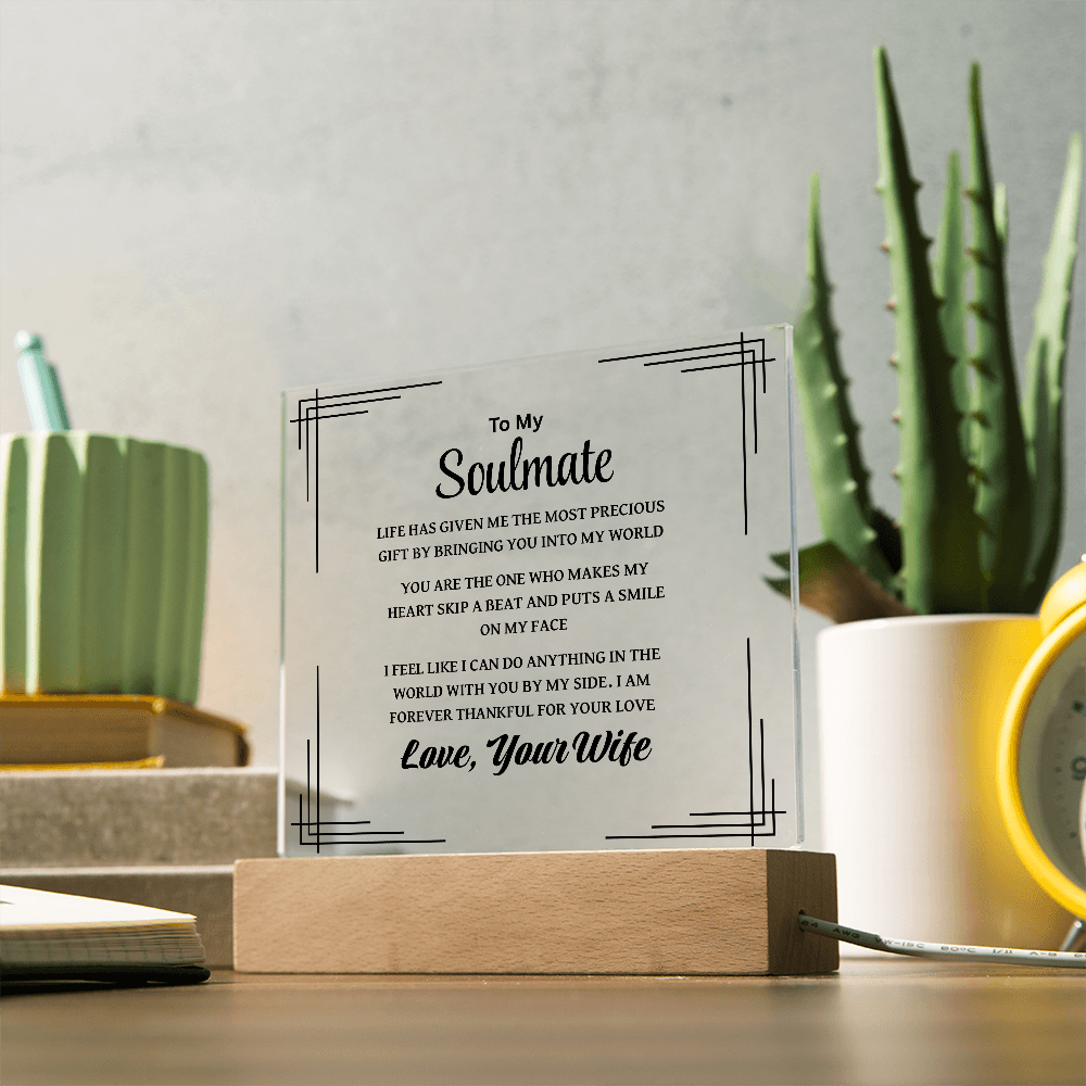 Soulmate Plaque