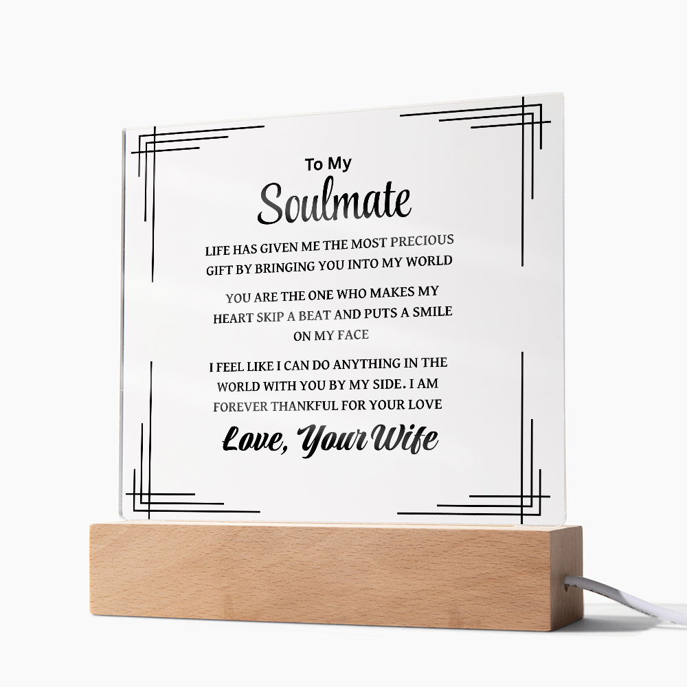 Soulmate Plaque