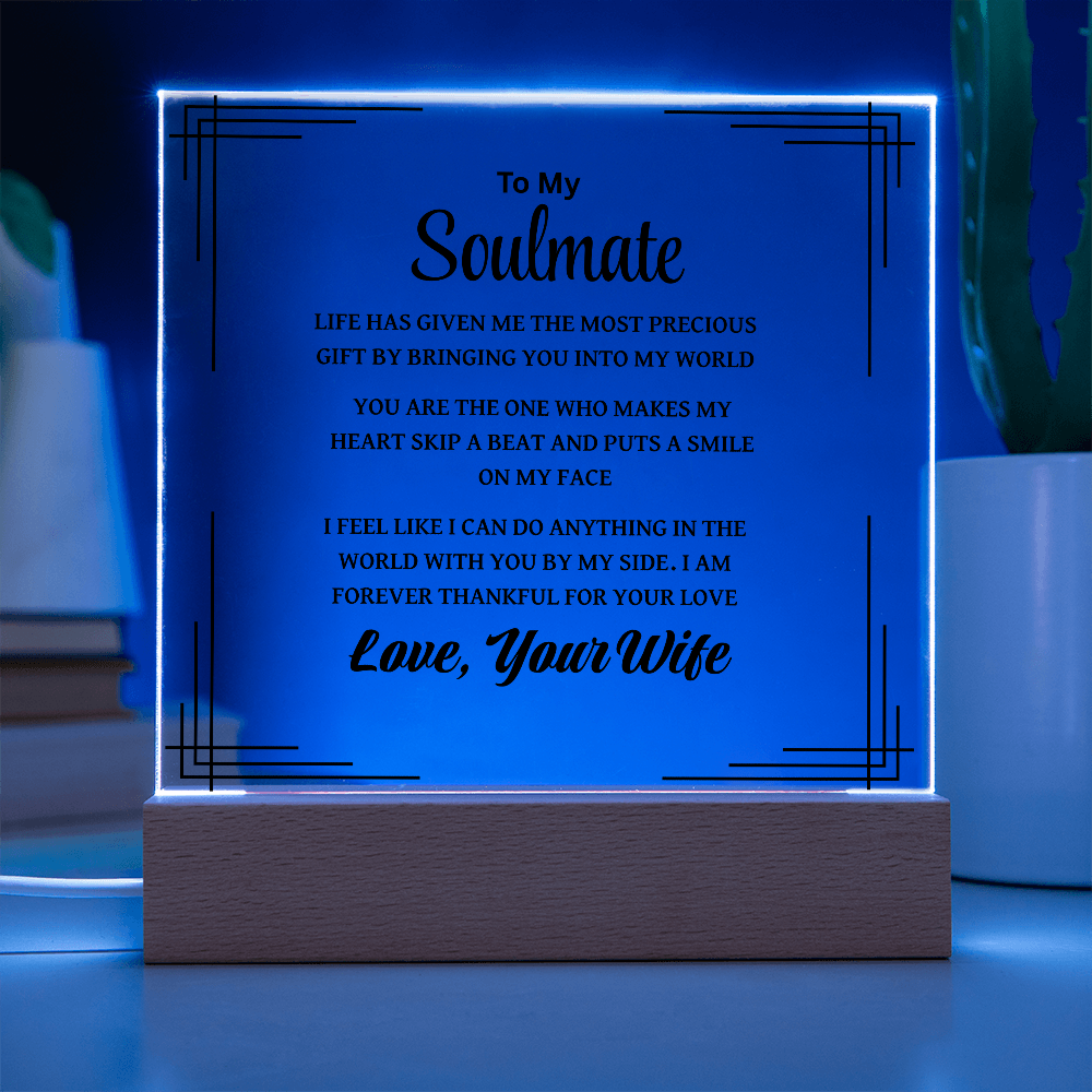 Soulmate Plaque