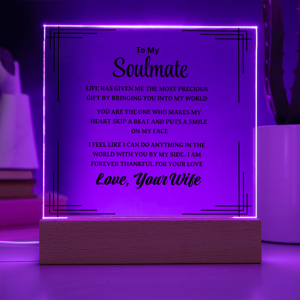Soulmate Plaque