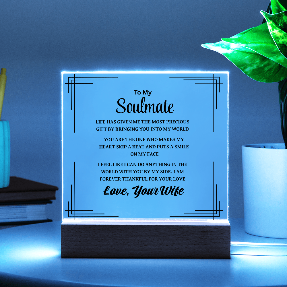 Soulmate Plaque