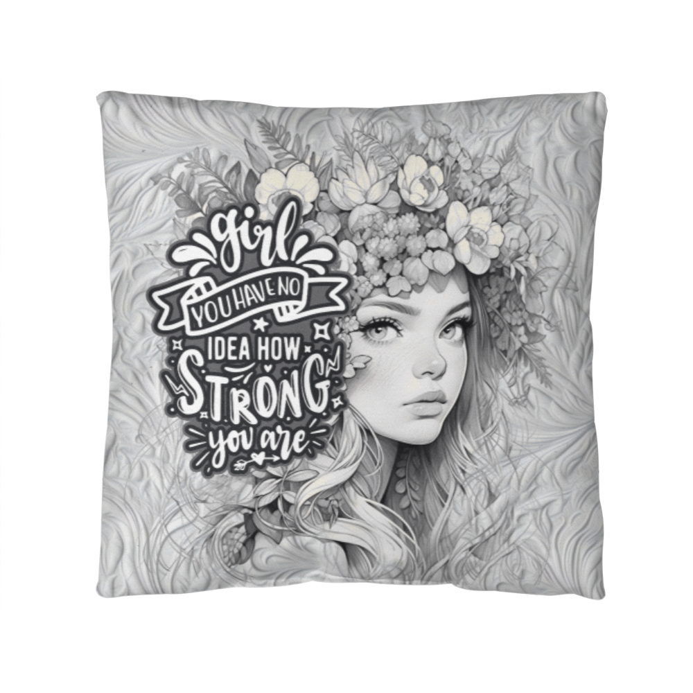 girl power pillow gift
