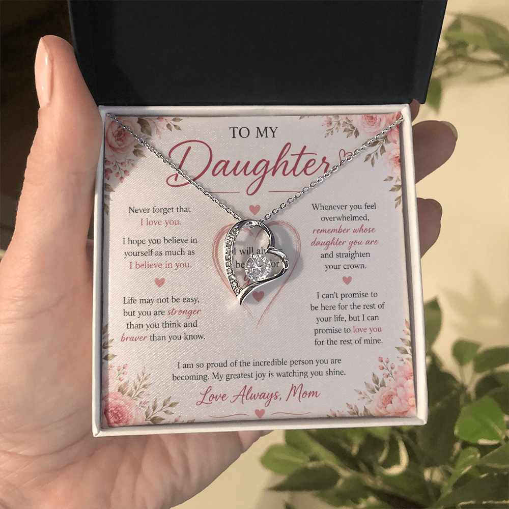 "To My Daughter" Forever Love Necklace