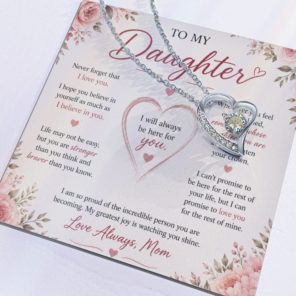 "To My Daughter" Forever Love Necklace