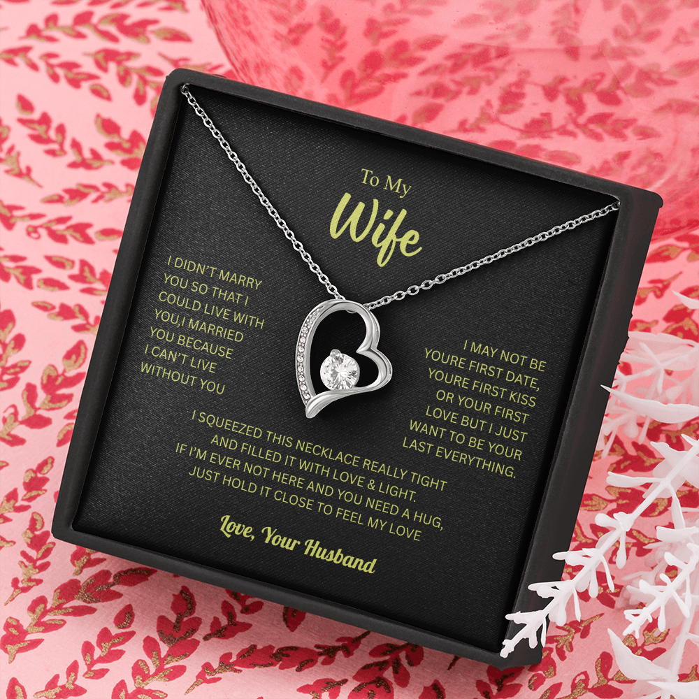 To My Wife From Husband Forever Love Necklace β Heartfelt Gift