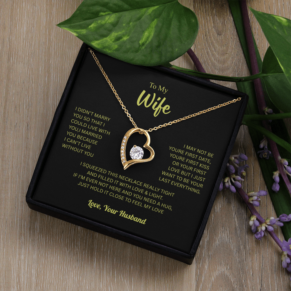 To My Wife From Husband Forever Love Necklace β Heartfelt Gift