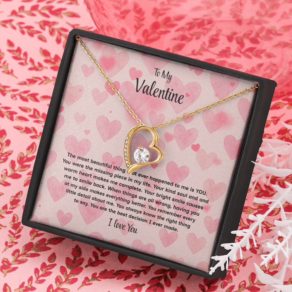 To My Valentine Forever Love Necklace – Heartfelt Romantic Gift