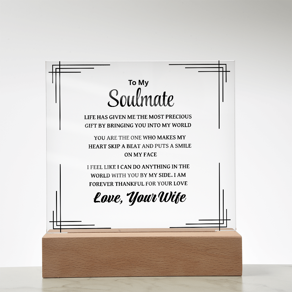 Soulmate Plaque