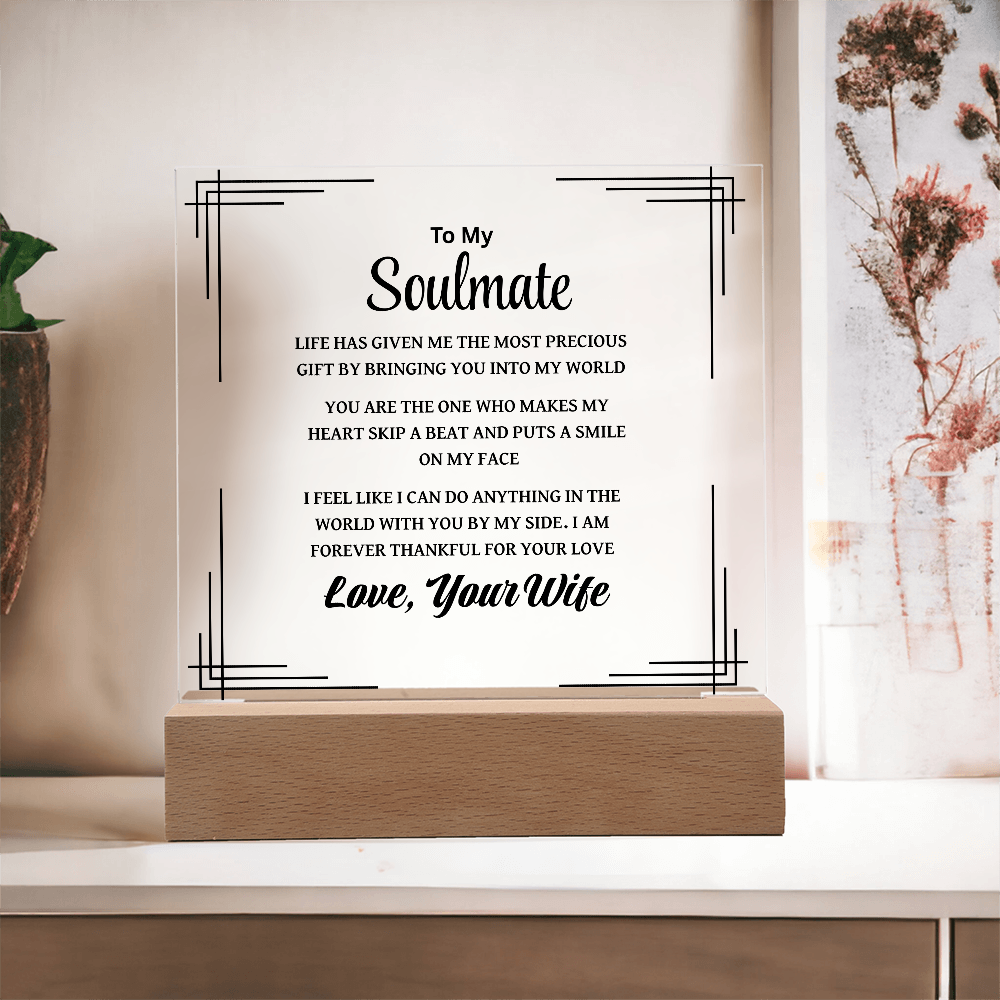 Soulmate Plaque