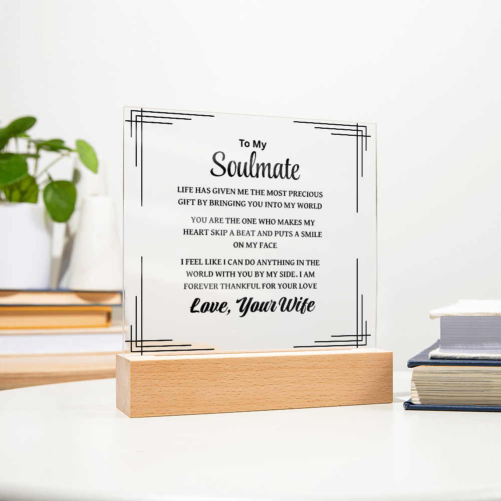 Soulmate Plaque