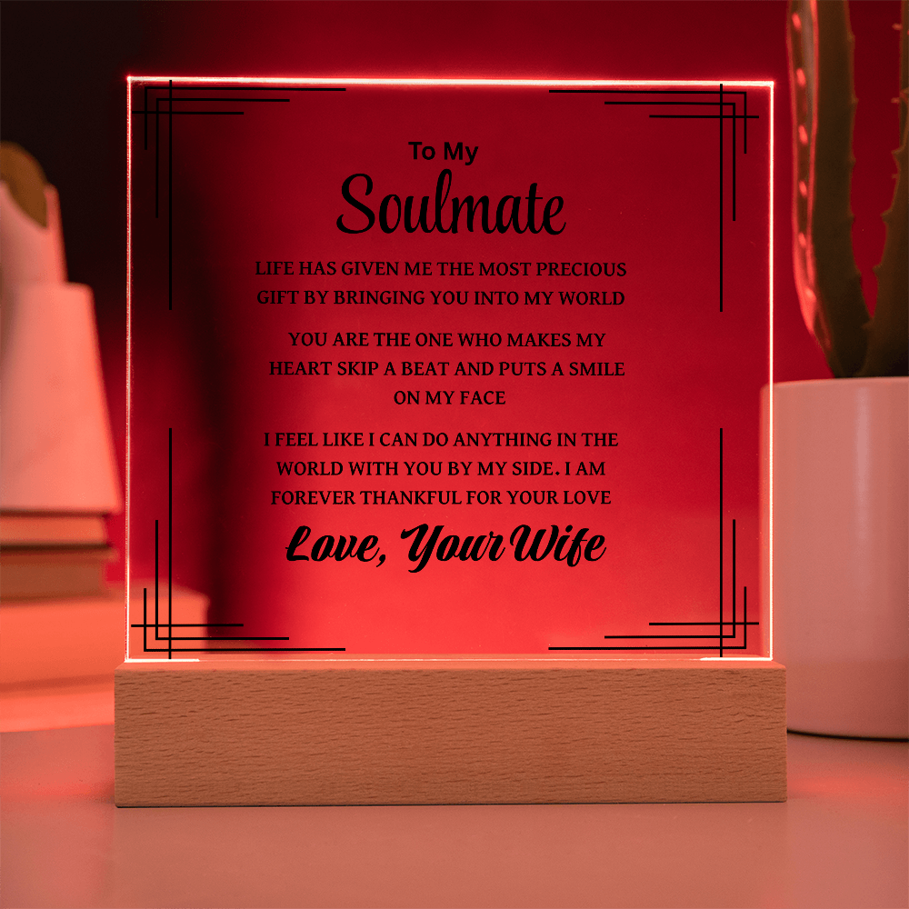 Soulmate Plaque