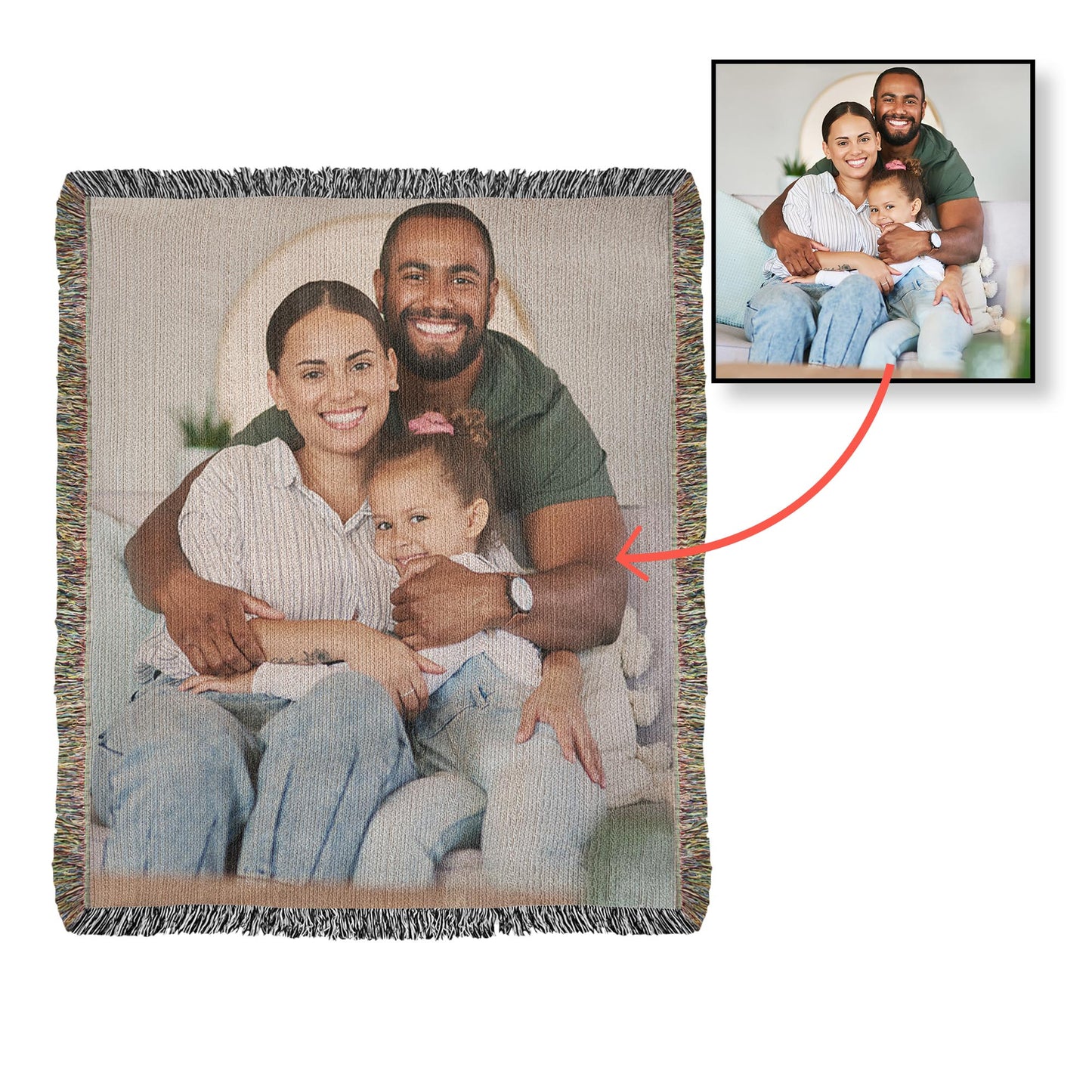 Zimpys Photo Woven Blanket