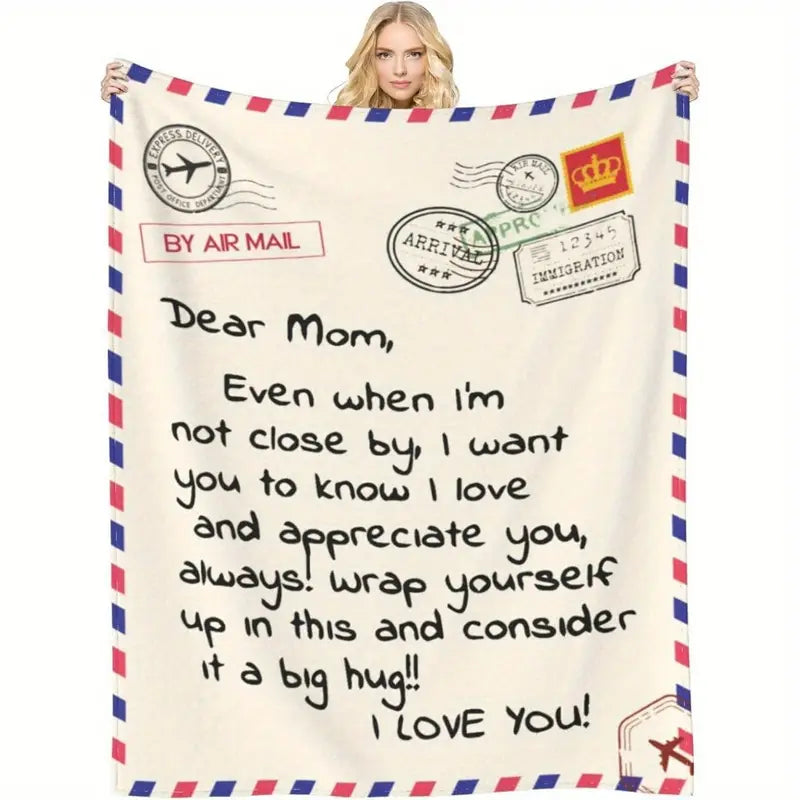 Dear Mom Fleece Blanket