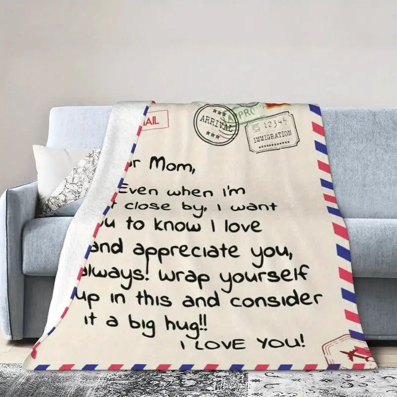 Dear Mom Fleece Blanket