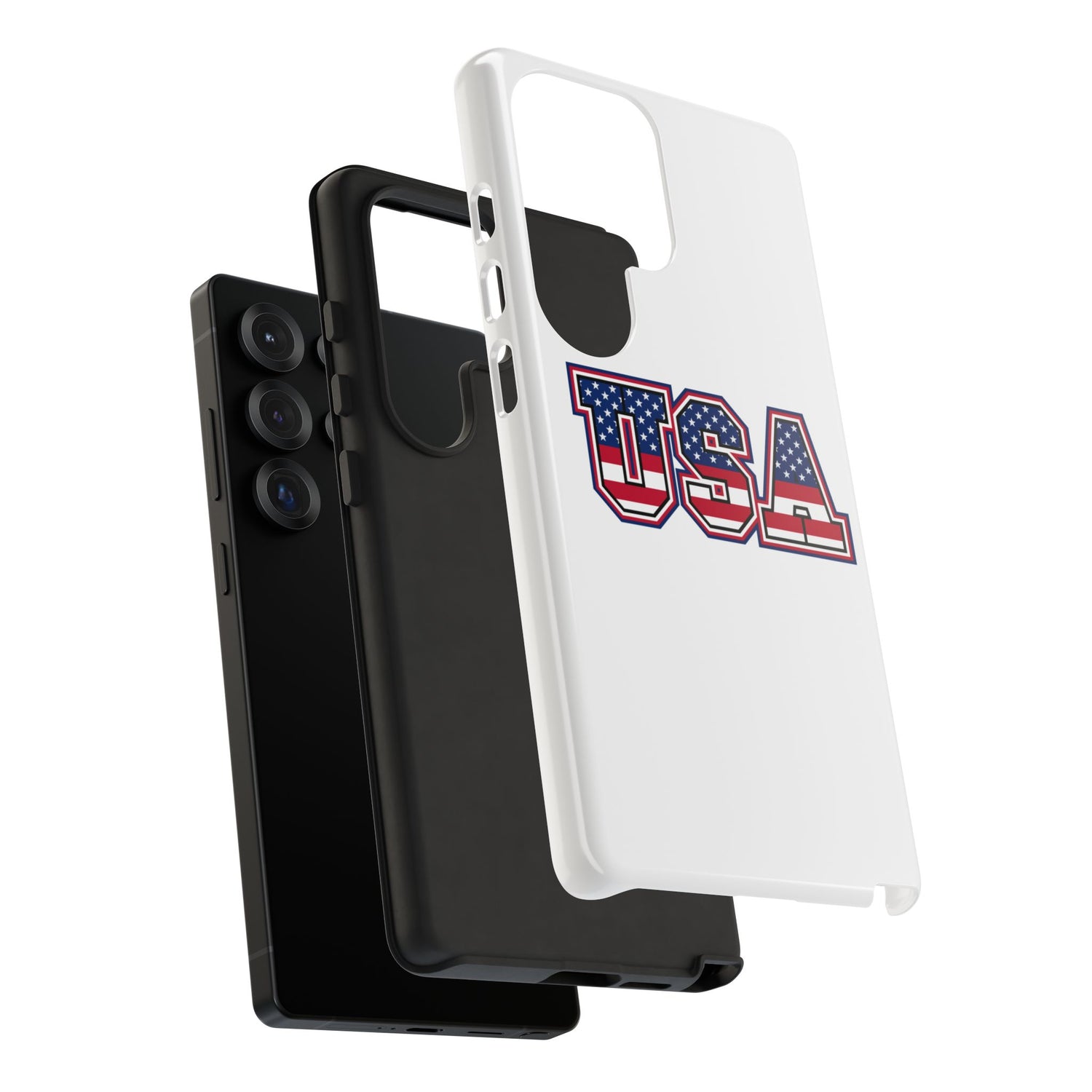 USA Flag Tough Phone Case, Patriotic Phone Cover, Independence Day Gift, Home Decor, American Spirit, Ideal for USA Lovers