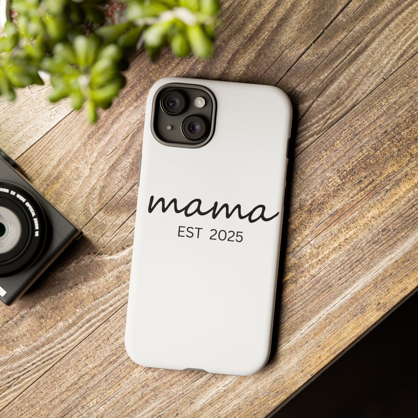 Personalized Mama Phone Case, Gift for New Moms, Custom iPhone Cover, Baby Shower Gift, Est 2025 Case
