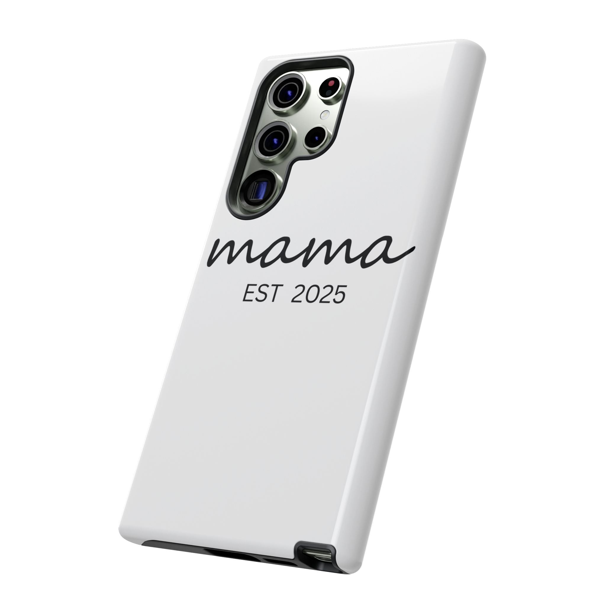 Personalized Mama Phone Case, Gift for New Moms, Custom iPhone Cover, Baby Shower Gift, Est 2025 Case
