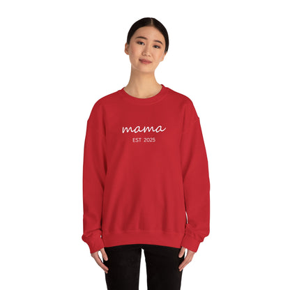 Mama Est. 2025 Crewneck Sweatshirt