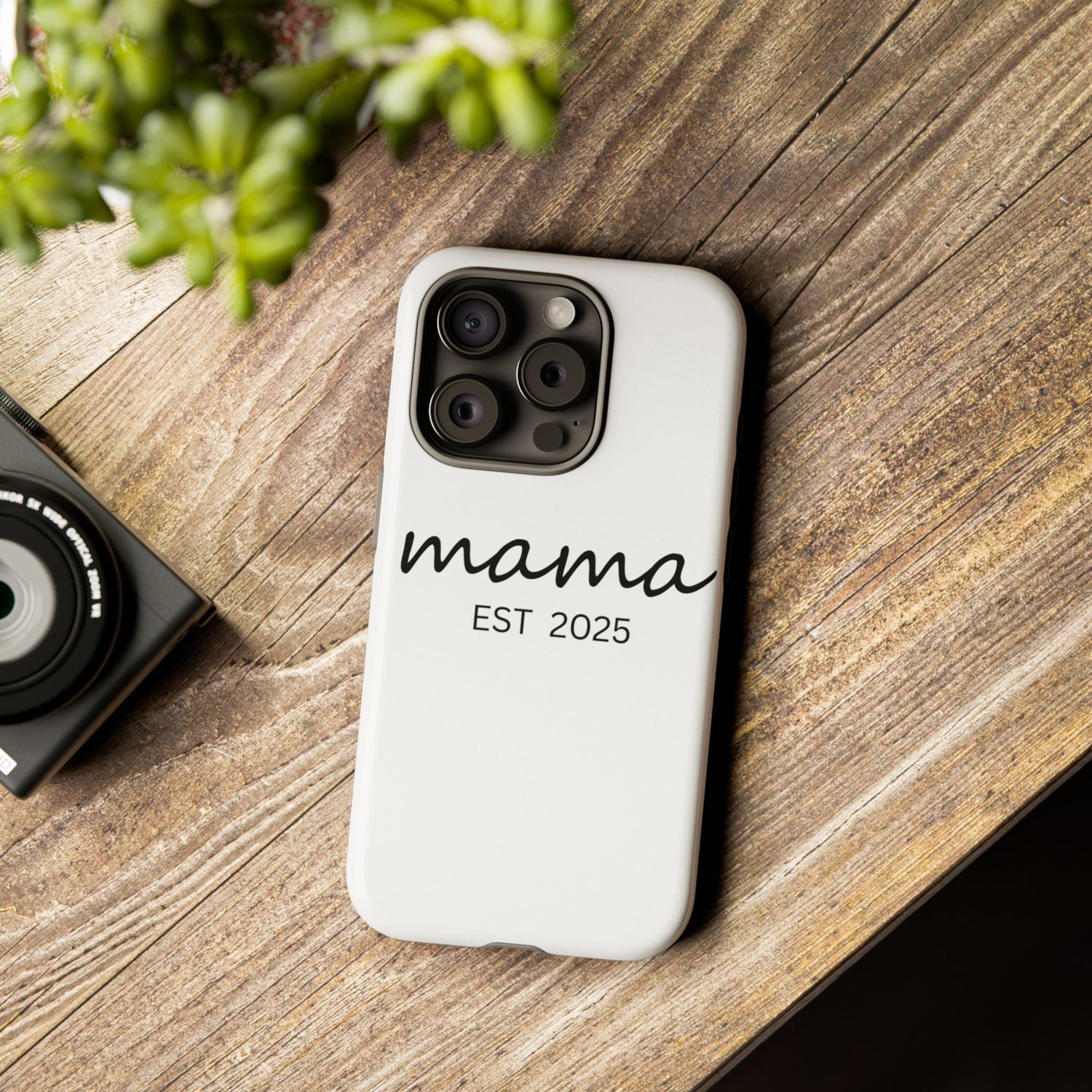 Personalized Mama Phone Case, Gift for New Moms, Custom iPhone Cover, Baby Shower Gift, Est 2025 Case