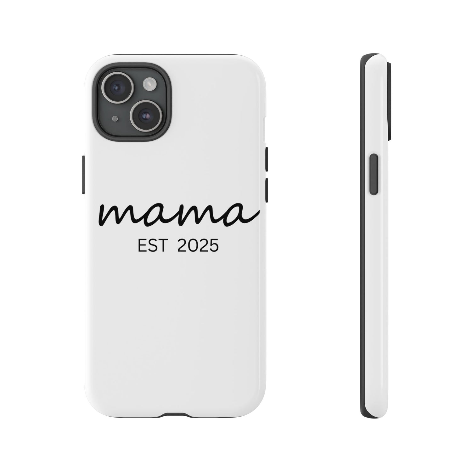 Personalized Mama Phone Case, Gift for New Moms, Custom iPhone Cover, Baby Shower Gift, Est 2025 Case