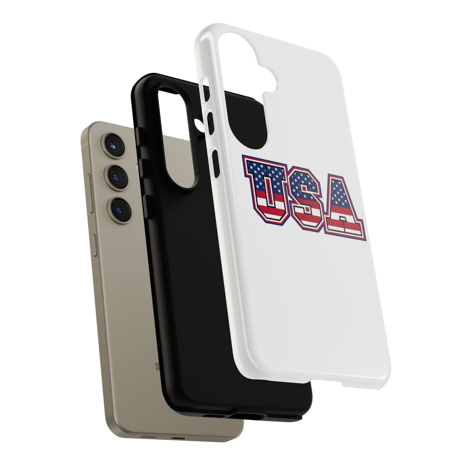 USA Flag Tough Phone Case, Patriotic Phone Cover, Independence Day Gift, Home Decor, American Spirit, Ideal for USA Lovers