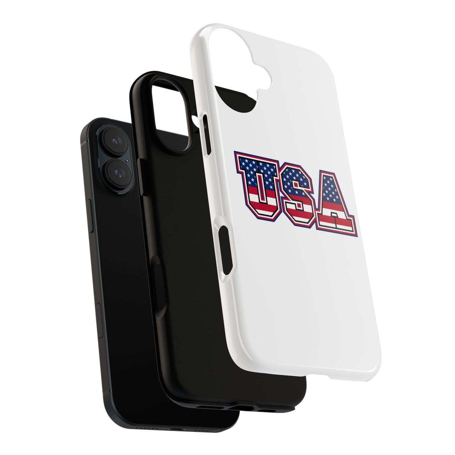 USA Flag Tough Phone Case, Patriotic Phone Cover, Independence Day Gift, Home Decor, American Spirit, Ideal for USA Lovers