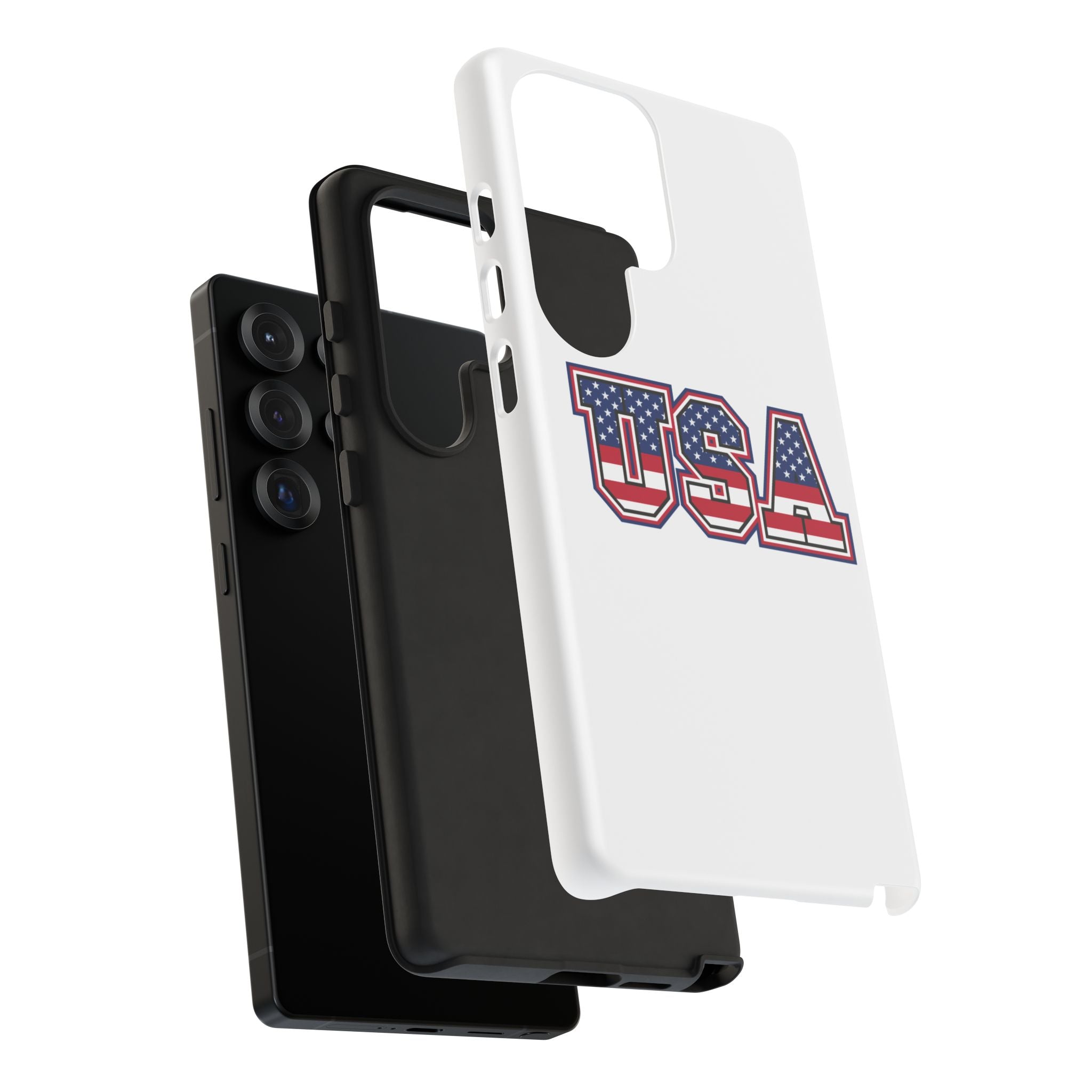 USA Flag Tough Phone Case, Patriotic Phone Cover, Independence Day Gift, Home Decor, American Spirit, Ideal for USA Lovers
