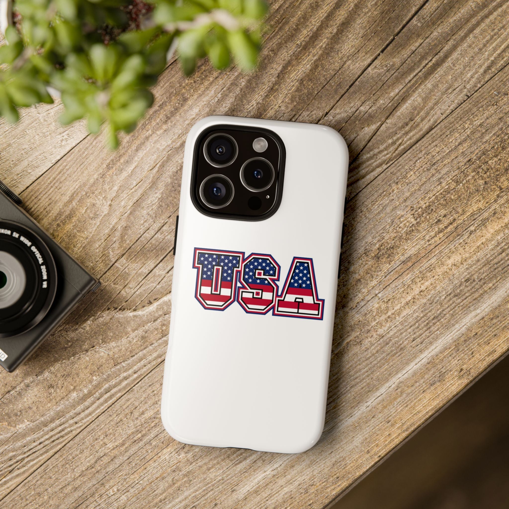 USA Flag Tough Phone Case, Patriotic Phone Cover, Independence Day Gift, Home Decor, American Spirit, Ideal for USA Lovers