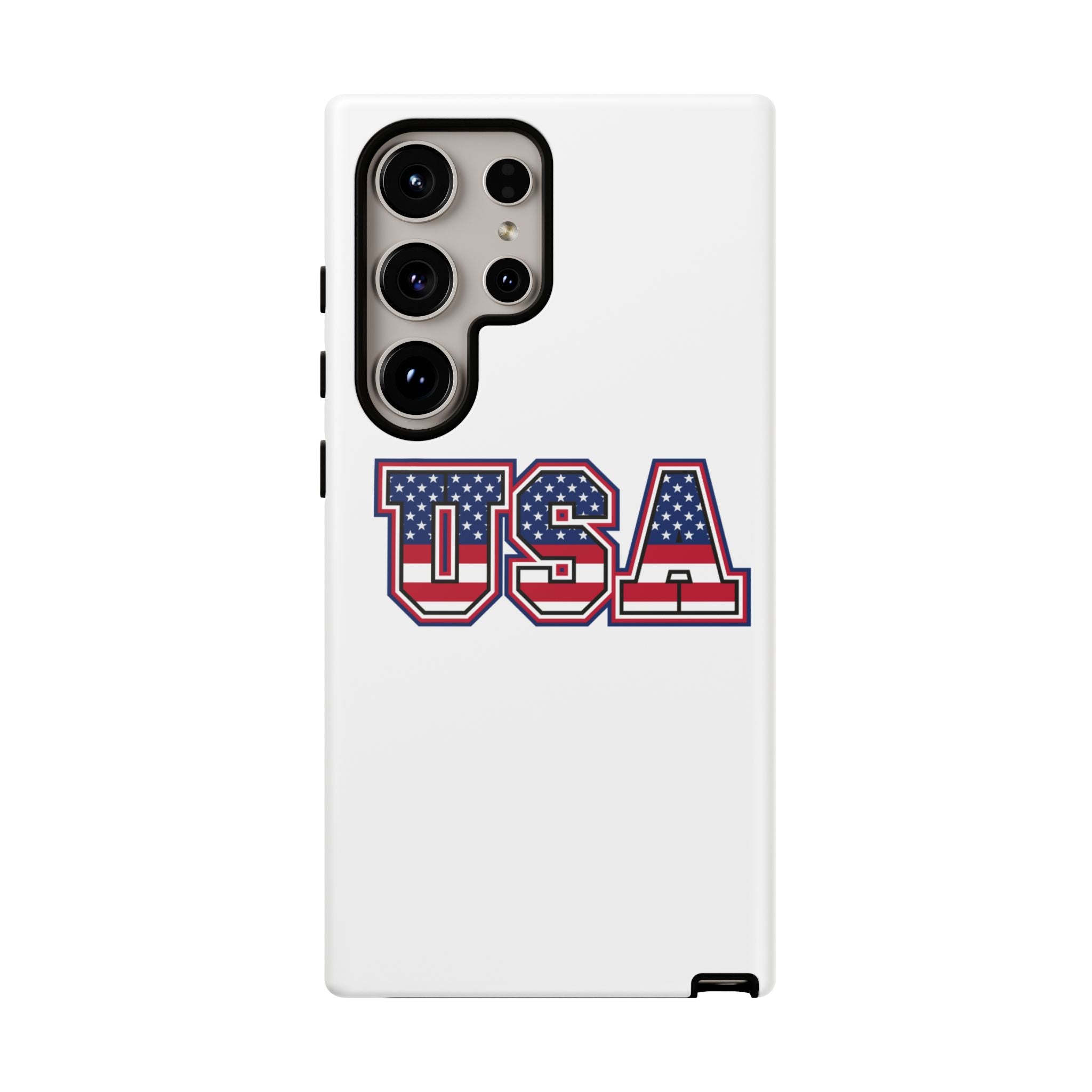 USA Flag Tough Phone Case, Patriotic Phone Cover, Independence Day Gift, Home Decor, American Spirit, Ideal for USA Lovers