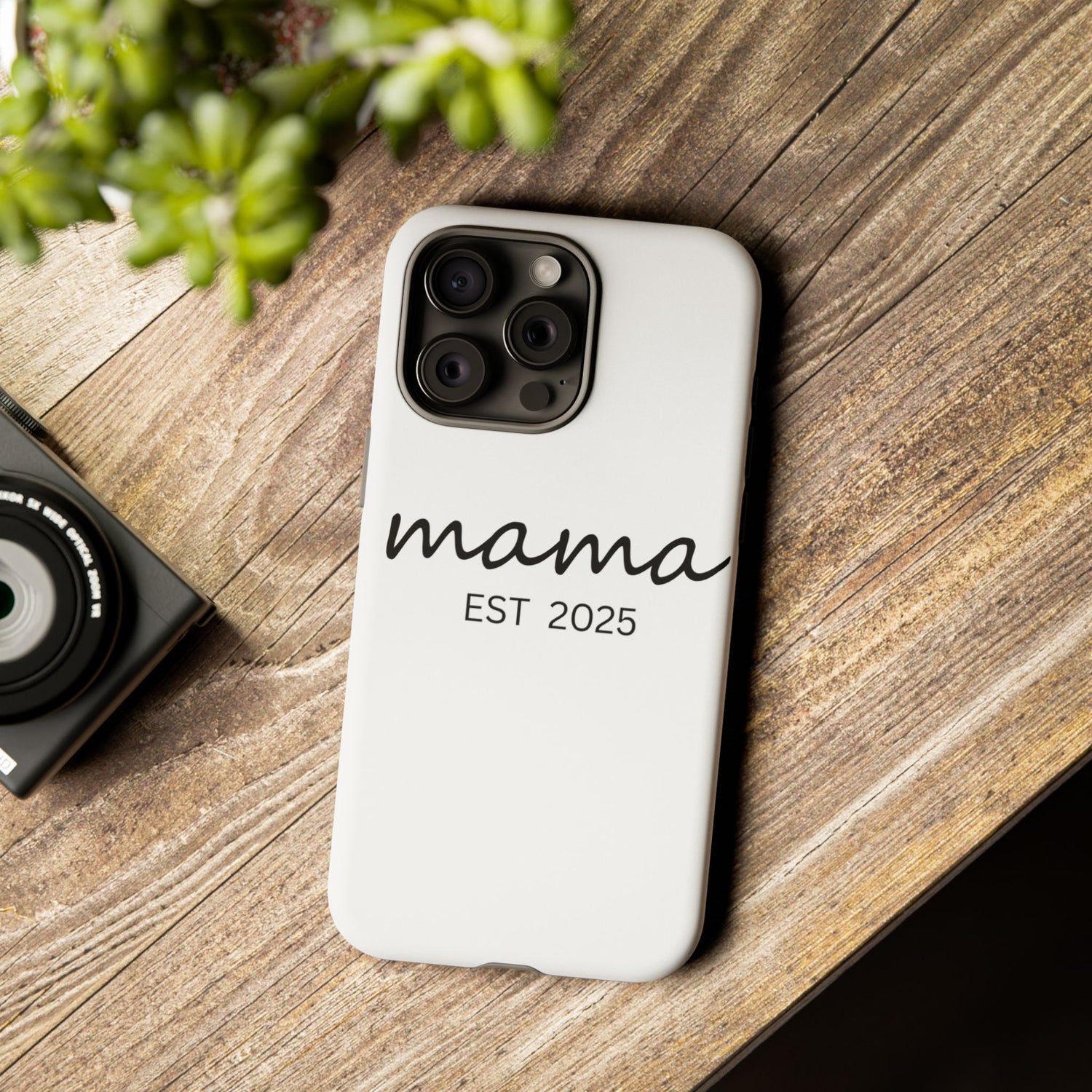 Personalized Mama Phone Case, Gift for New Moms, Custom iPhone Cover, Baby Shower Gift, Est 2025 Case