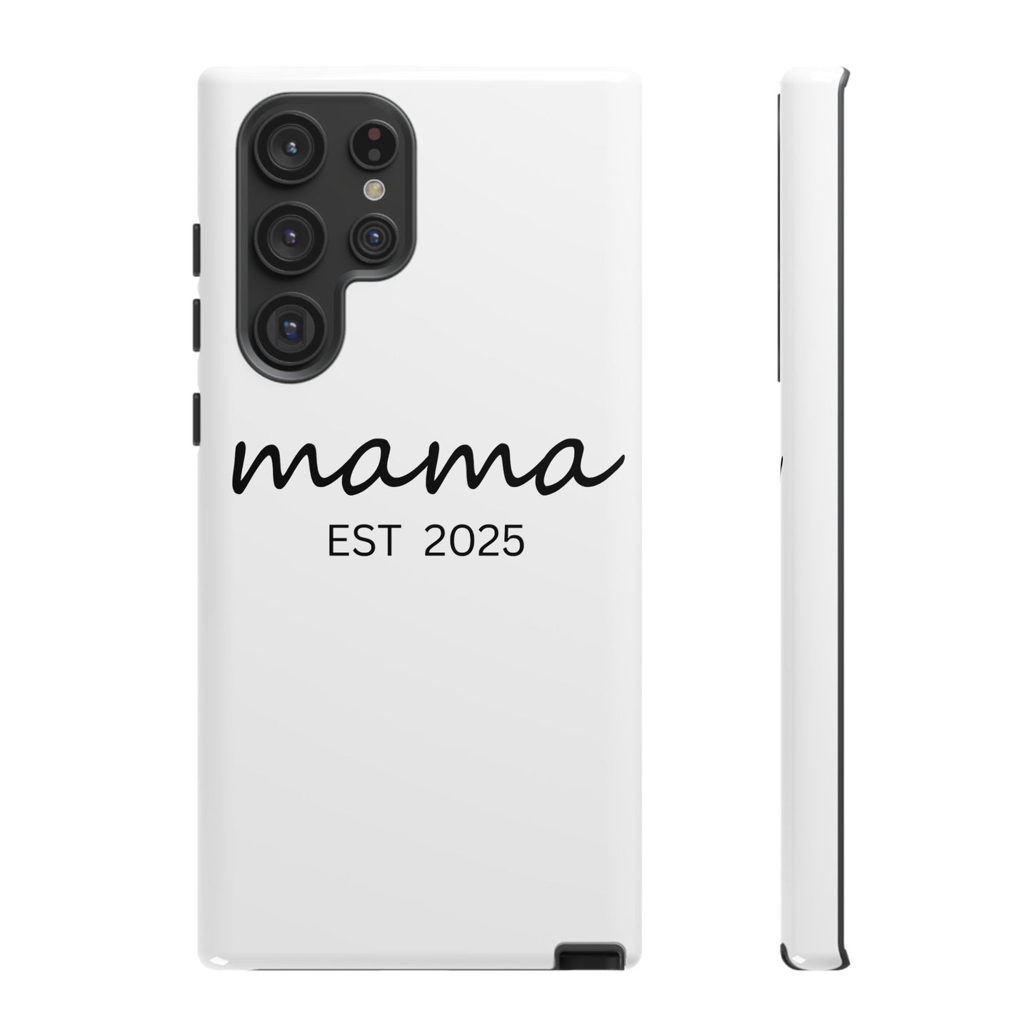 Personalized Mama Phone Case, Gift for New Moms, Custom iPhone Cover, Baby Shower Gift, Est 2025 Case