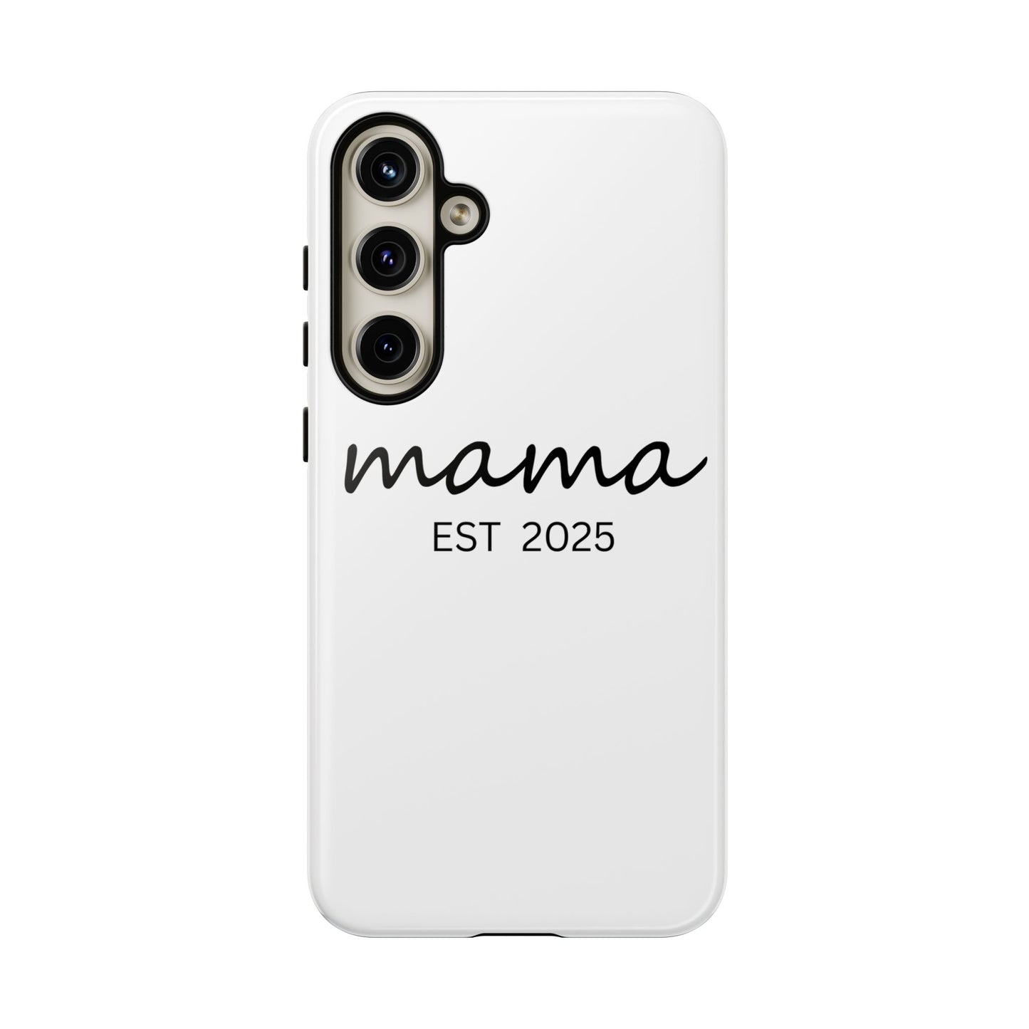 Personalized Mama Phone Case, Gift for New Moms, Custom iPhone Cover, Baby Shower Gift, Est 2025 Case