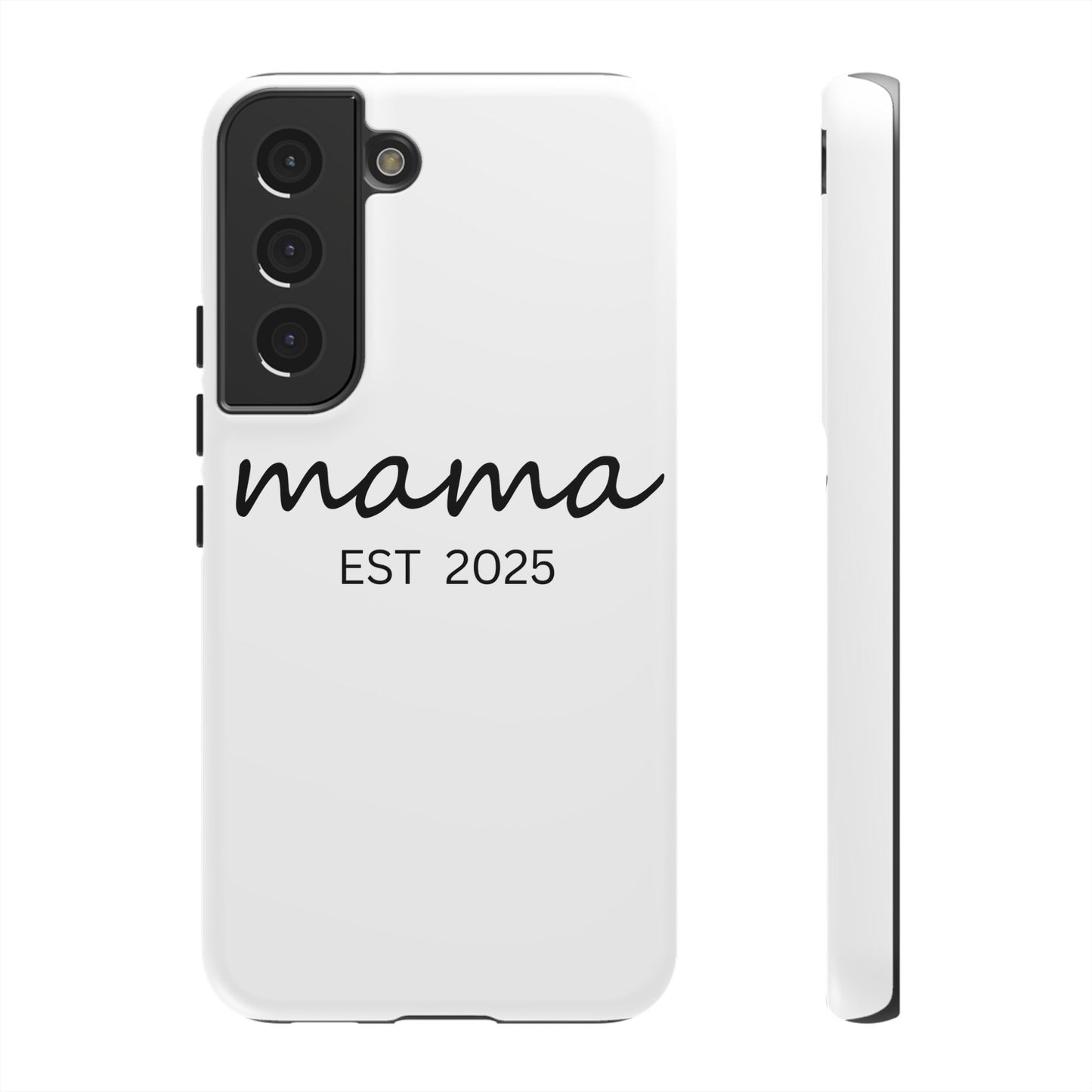 Personalized Mama Phone Case, Gift for New Moms, Custom iPhone Cover, Baby Shower Gift, Est 2025 Case