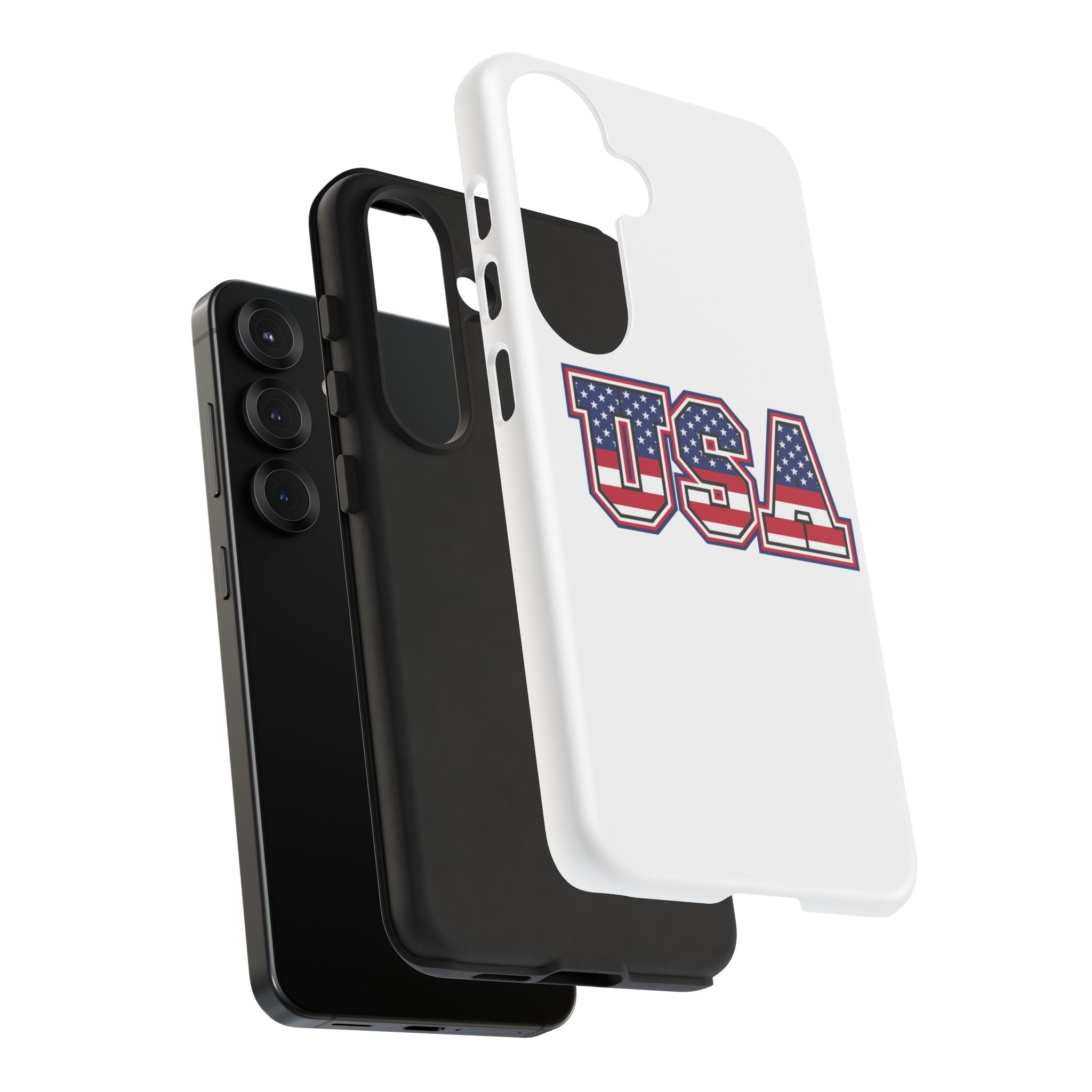 USA Flag Tough Phone Case, Patriotic Phone Cover, Independence Day Gift, Home Decor, American Spirit, Ideal for USA Lovers