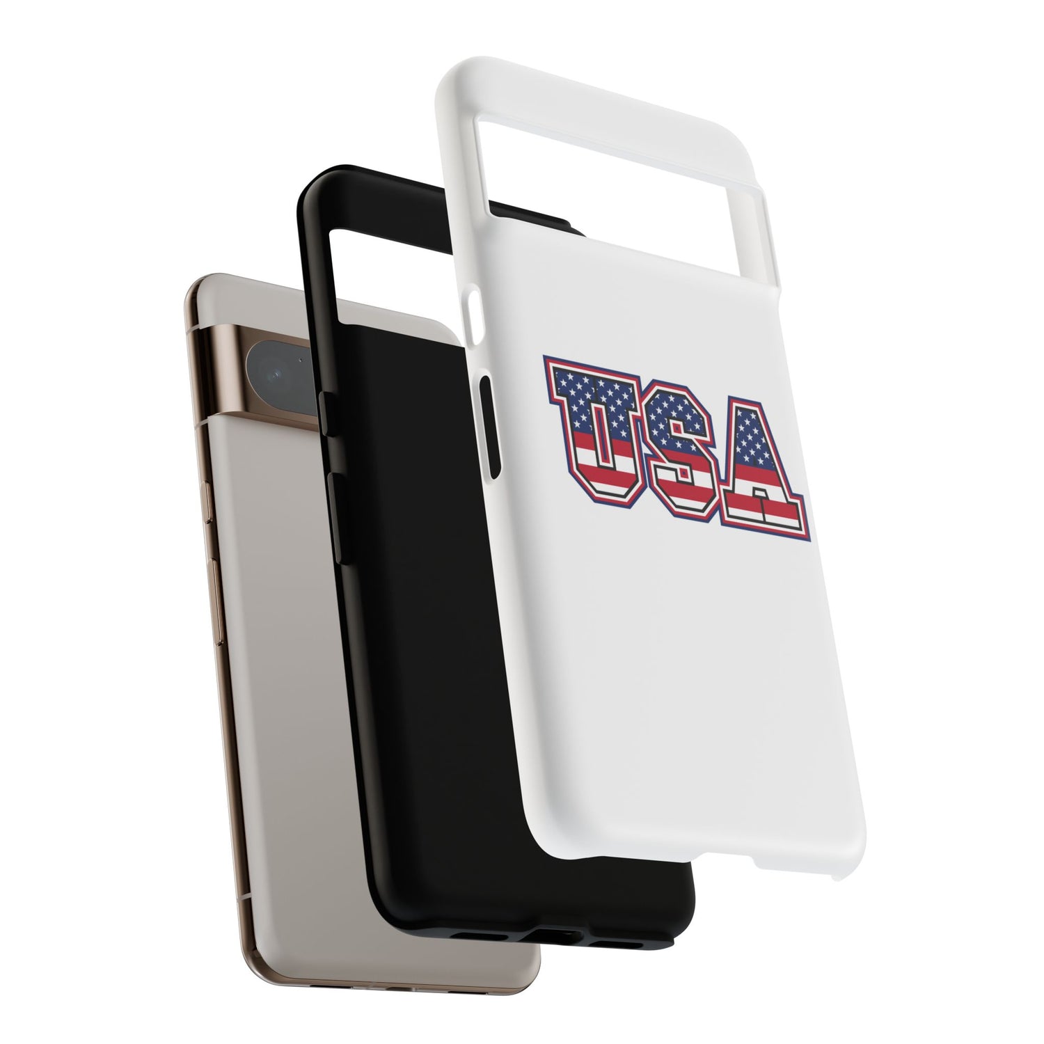 USA Flag Tough Phone Case, Patriotic Phone Cover, Independence Day Gift, Home Decor, American Spirit, Ideal for USA Lovers