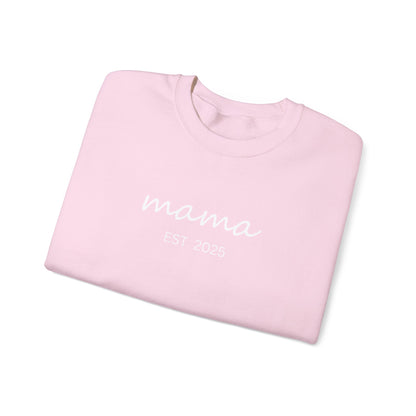 Mama Est. 2025 Crewneck Sweatshirt