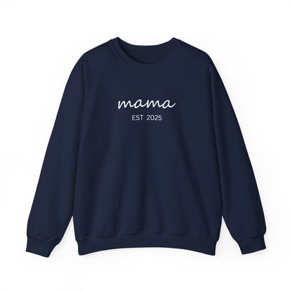 Mama Est. 2025 Crewneck Sweatshirt
