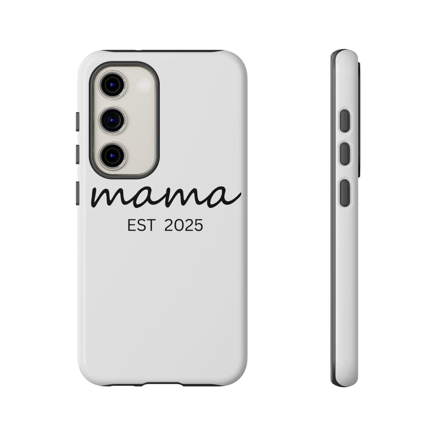 Personalized Mama Phone Case, Gift for New Moms, Custom iPhone Cover, Baby Shower Gift, Est 2025 Case